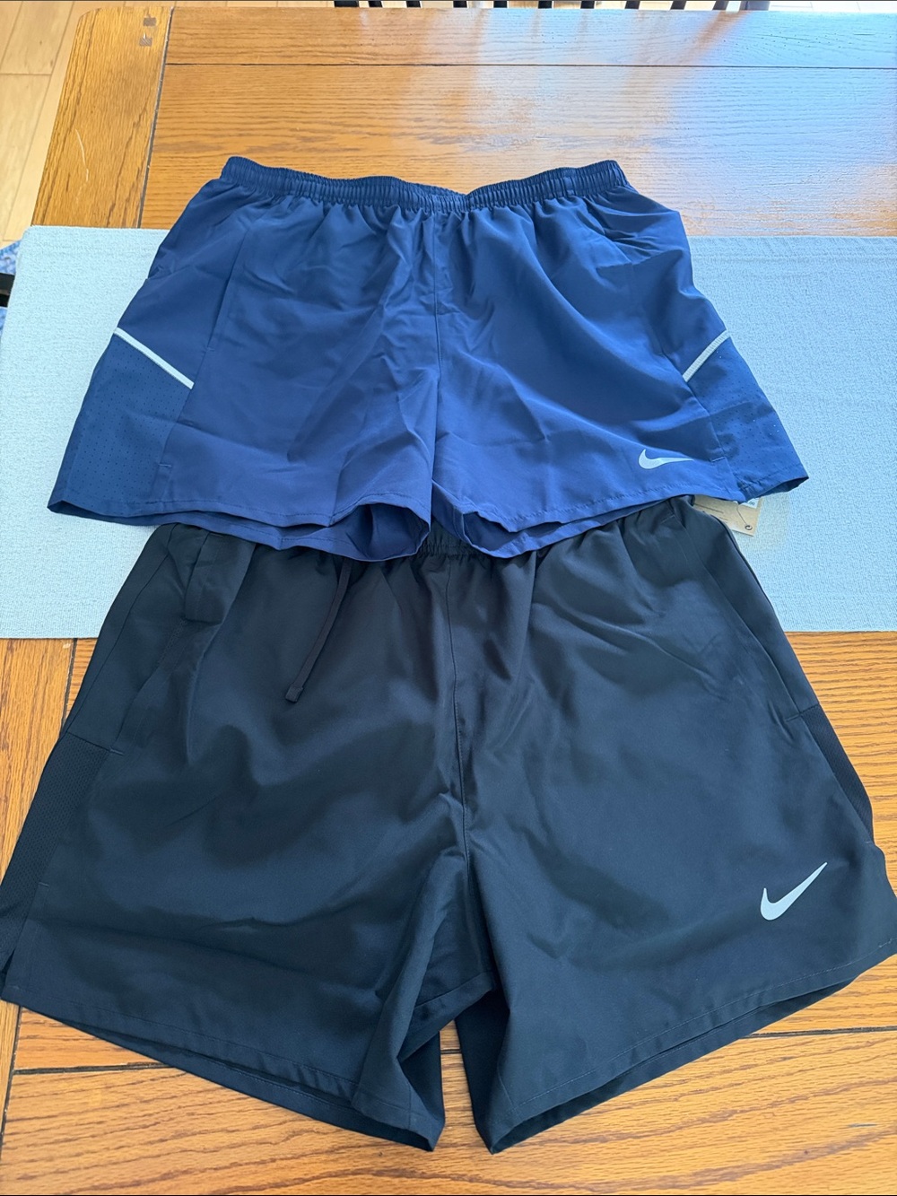 Nike Men’s Athletic Shorts — Navy and Black